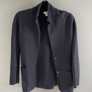 Black sweater blazer